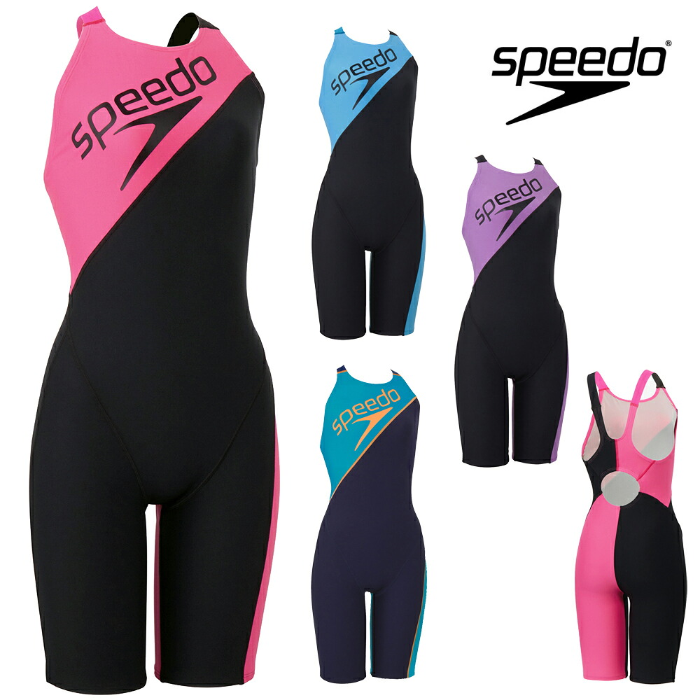 スピード SPEEDO 競泳水着 練習用水着 レディース パネルターンズニースキン オールインワン ENDURANCE ECO 競泳練習水着 STW12503