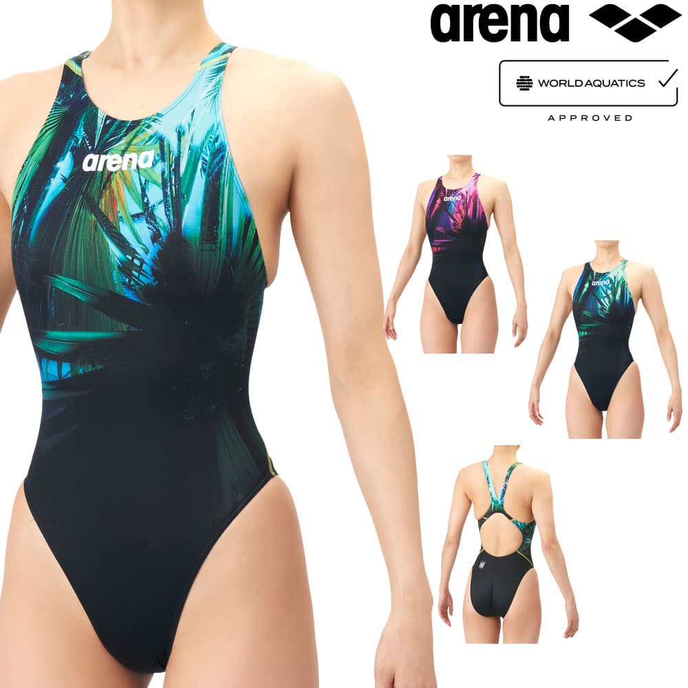 アリーナ ARENA 競泳水着 レディース WA承認モデル AQUA ADVANCED AQUA XTREME SUNLIGHT レーシングワンピース オープンバック 2026年春夏モデル AS6SRC41L fina マーク あり 9,112円