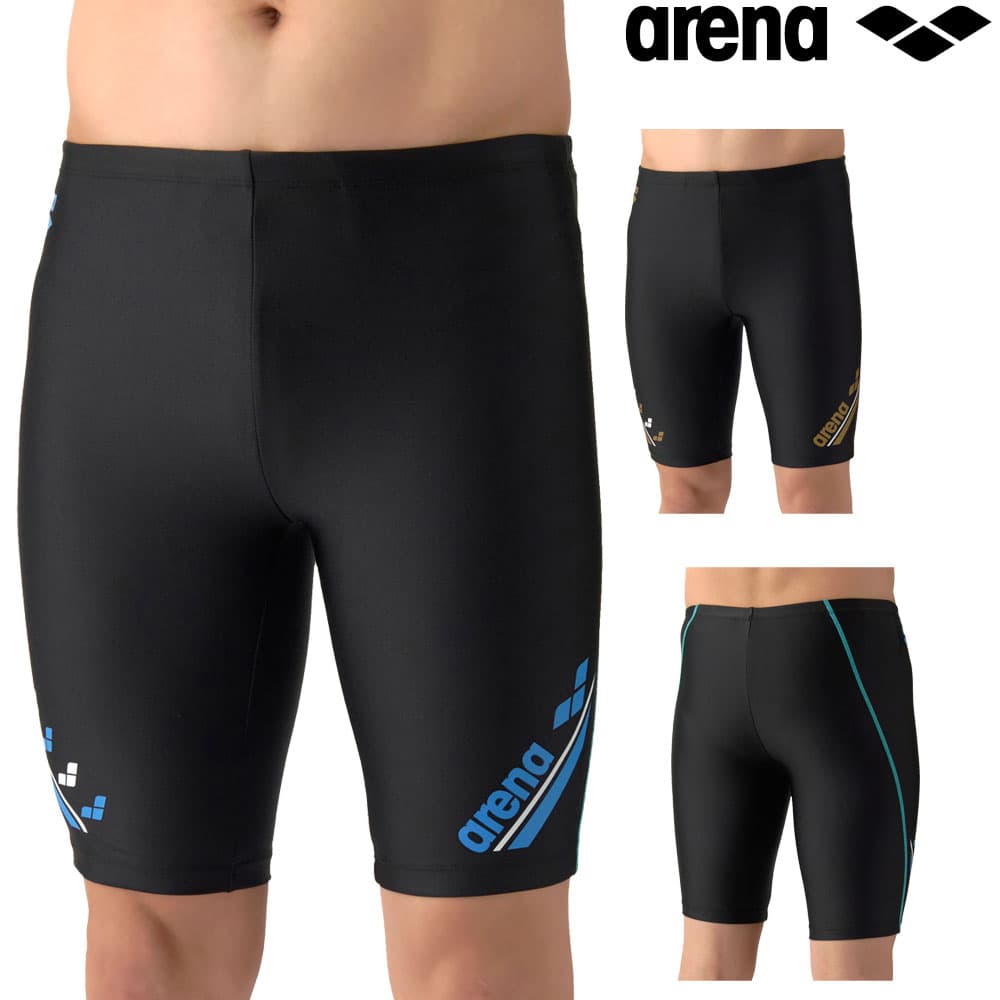 アリーナ ARENA フィットネス水着 メンズ ダブルエステル フィットネススパッツ ハーフレッグ 2026年春夏モデル AS6SWF67M