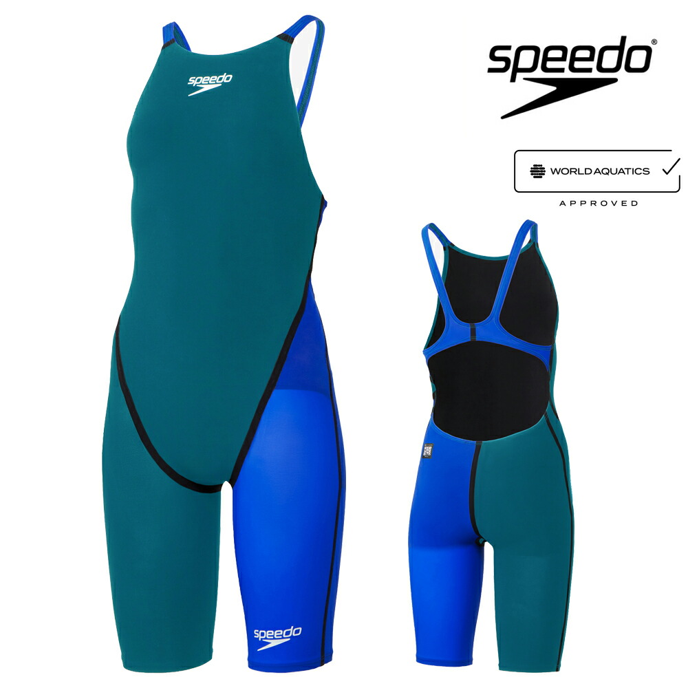 スピード SPEEDO 競泳水着 レディース WA承認モデル Fastskin Pro3 ファストスキンプロ3 オープンバックニースキン SCW12101F fina マーク あり｜フィットネスショップFIT-IN