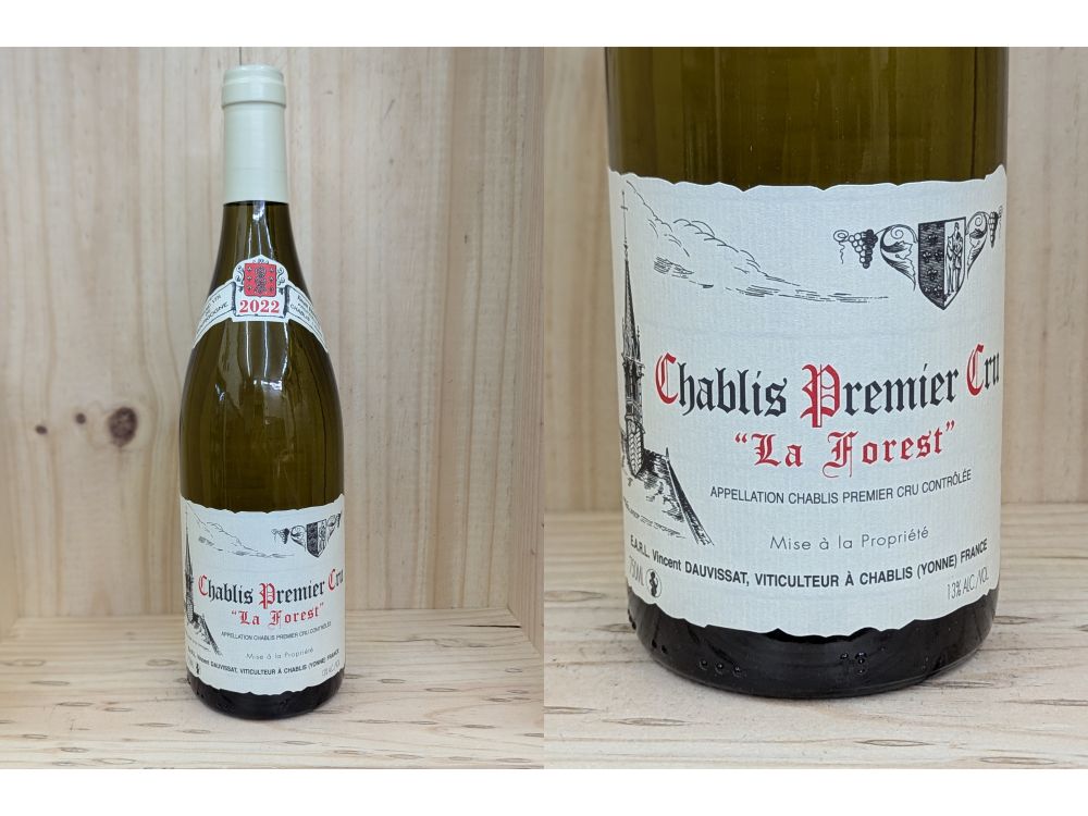 ドーヴィサ　シャブリ1erラ　フォレ2017年 Dauvissat/VIncent Chablis 1er cru La Forest 2017 1.5L - Woodland
