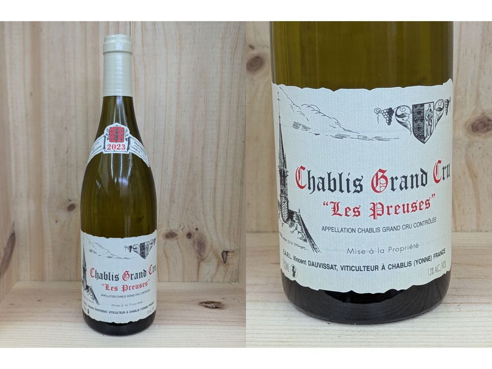 23Prs：[2023] シャブリ　 "レ・プリューズ" グラン クリュ (ヴァンサン・ドーヴィサ) Chablis Les Preuses (Vincent Dauvissat)　プルーズ｜ワインショップ　フィッチ