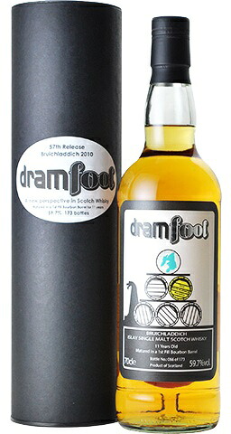 ブルックラディ 2010 11年 1stフィル バーボンバレル 59.7% 700ml【ドラムフール 57th Release】(ブルイックラディ)|ワインショップ フィッチ