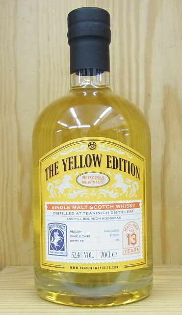 [#715023] ティーニニック 2008 13年 2ndフィル バーボンホグスヘッド 52.4% 700ml【ブレイブニュースピリッツ / ザ イエローエディション】｜ワインショップ　フィッチ