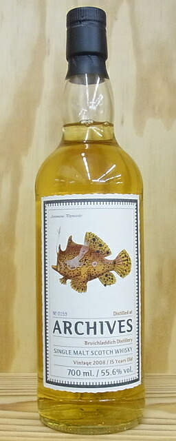 [#2589] ブルックラディ 2008 15年 バーボンバレル 55.6% 700ml【ウイスキーベース / アーカイヴス　ザ・フィッシュ・オブ・サモア】（ブルイックラディ）｜ワインショップ　フィッチ