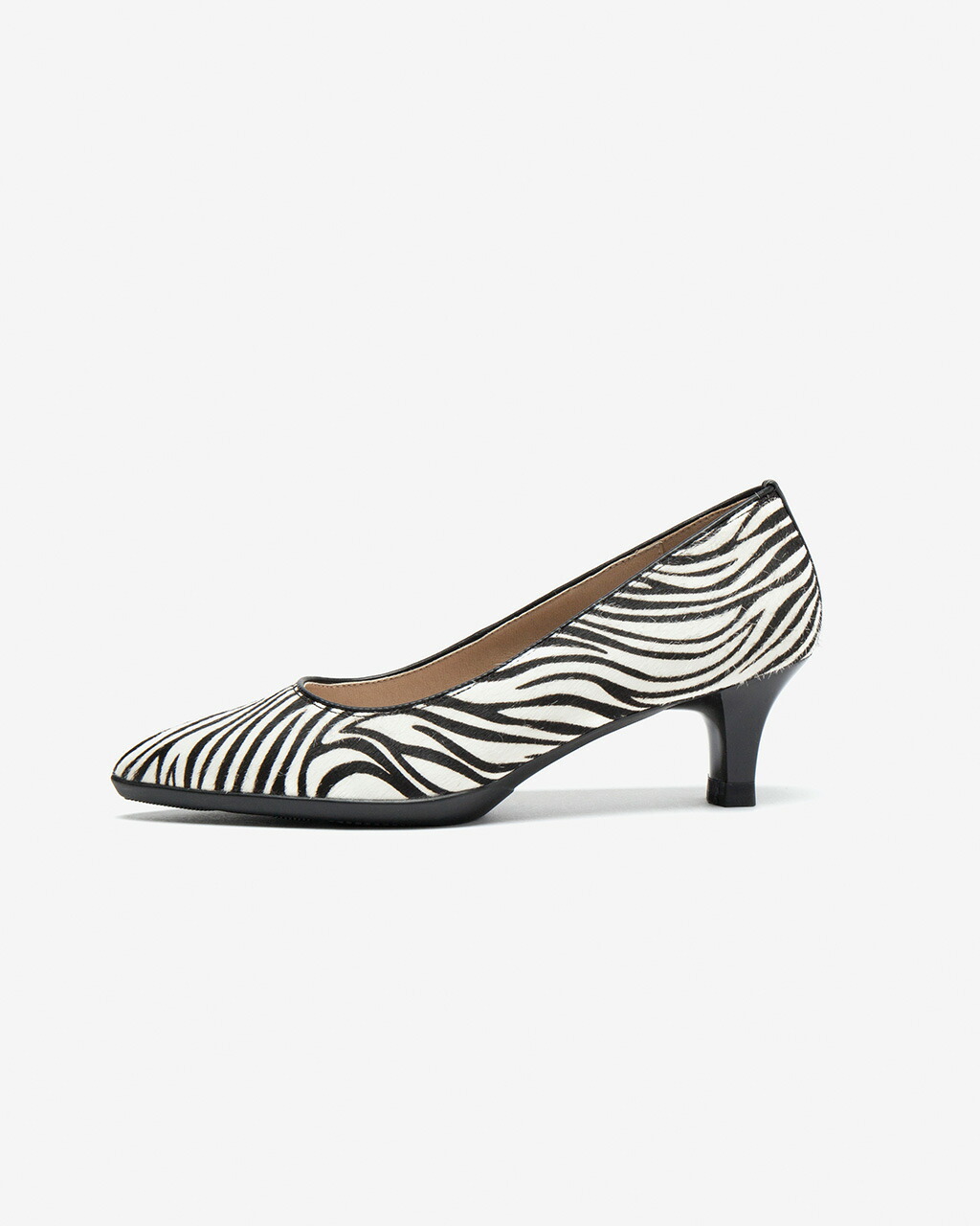 最適な材料 外反母趾 靴 フィットフィット Fitfit ポインテッドヒールパンプス ゼブラ コンフォートシューズ レディース おしゃれ パンプス Fucoa Cl