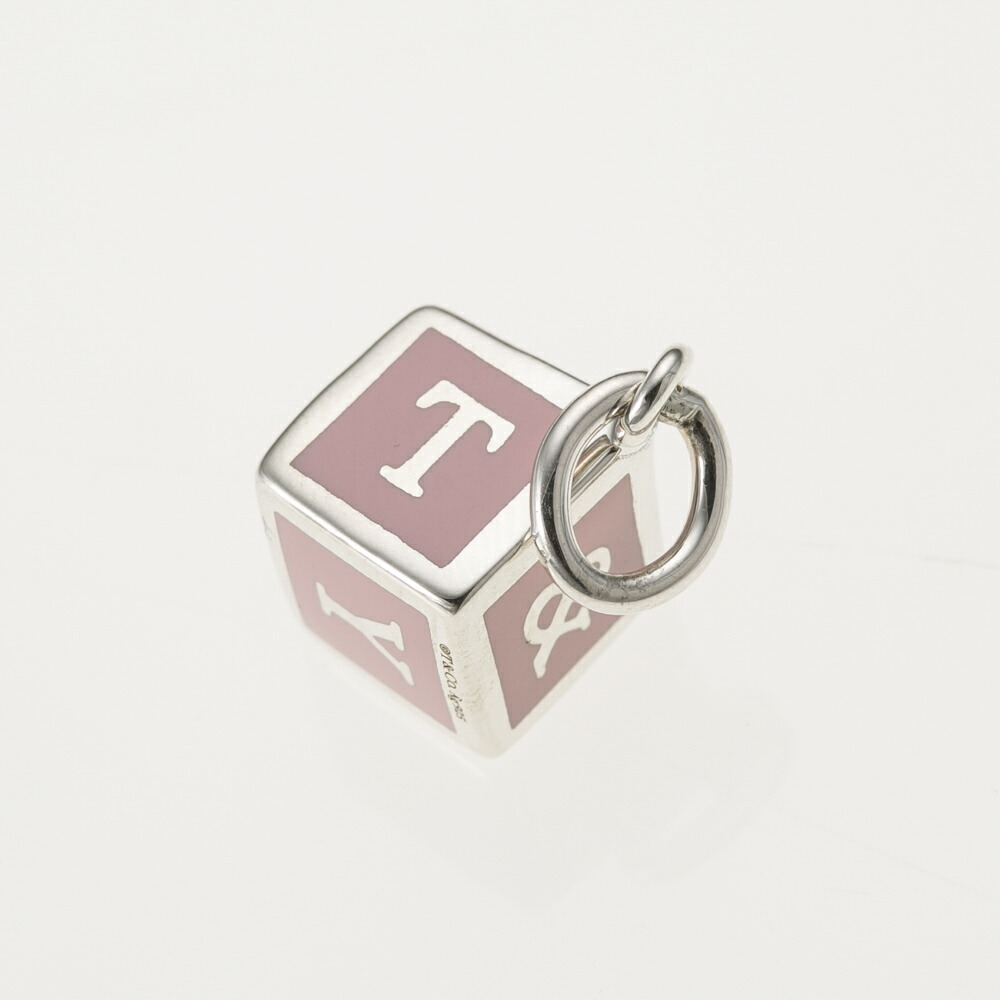 ティファニー TIFFANY ペンダントトップ ブロックチャーム ピンク エナメルフィニッシュ 62385618 ギフトラッピング無料|FIT HOUSE