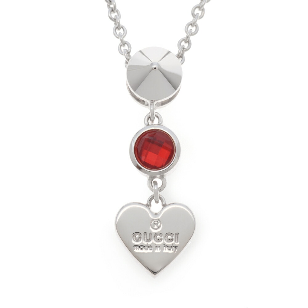 GUCCIネックレス★レッドストーン★シルバー925★送料無料★ギャランティ有 8061440225-4.jpg