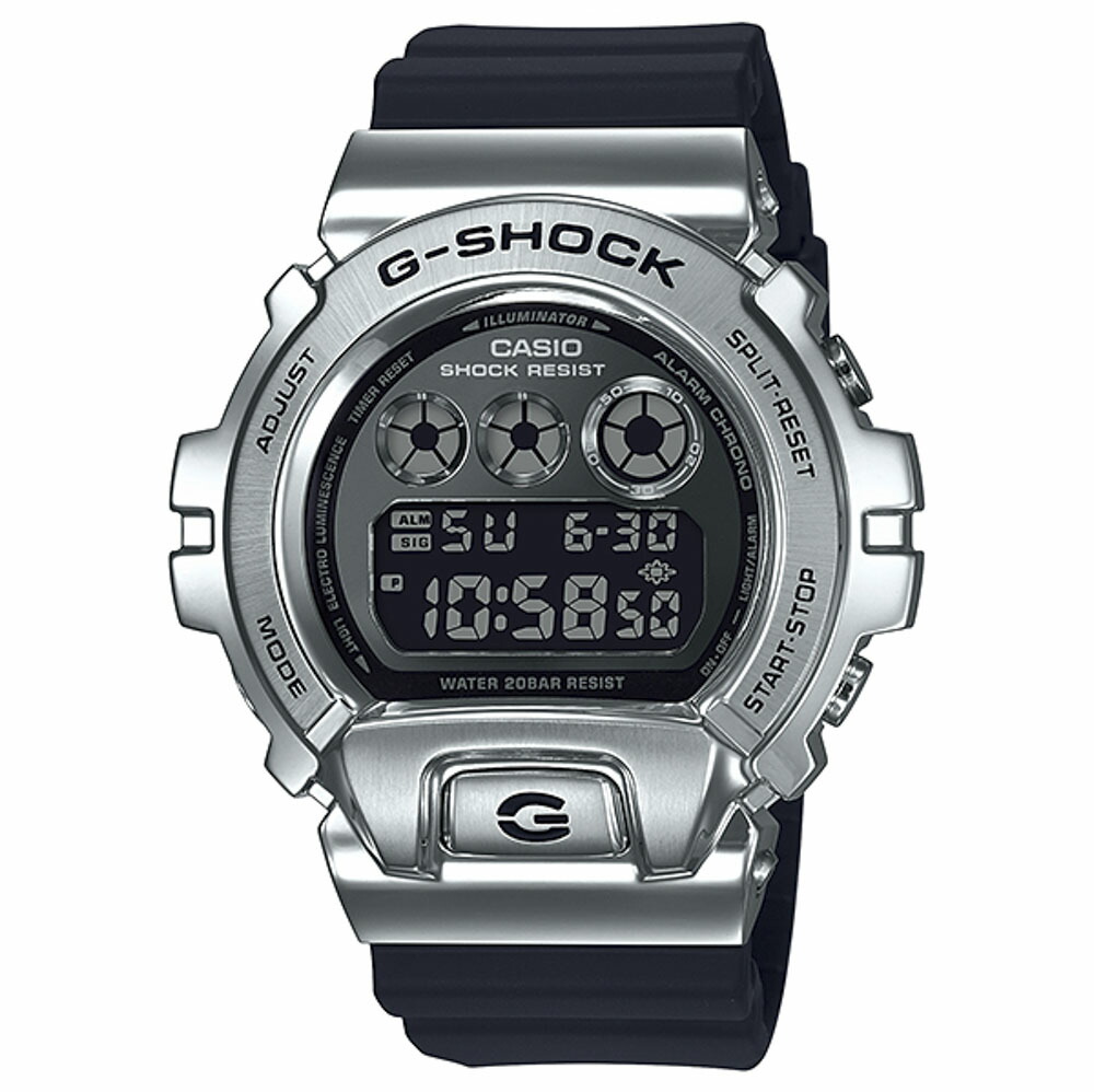 【お買い物マラソン期間中ポイント10倍】カシオ CASIO ジーショック G-SHOCK 腕時計 6900 Series デジタルMウォッチ GM-6900-1JF　　フィットハウス