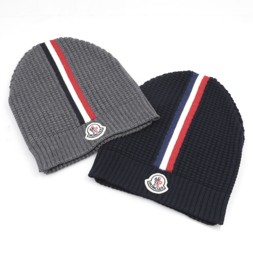 楽天市場】モンクレール MONCLER ニット帽(センターライン) 9Z712.00