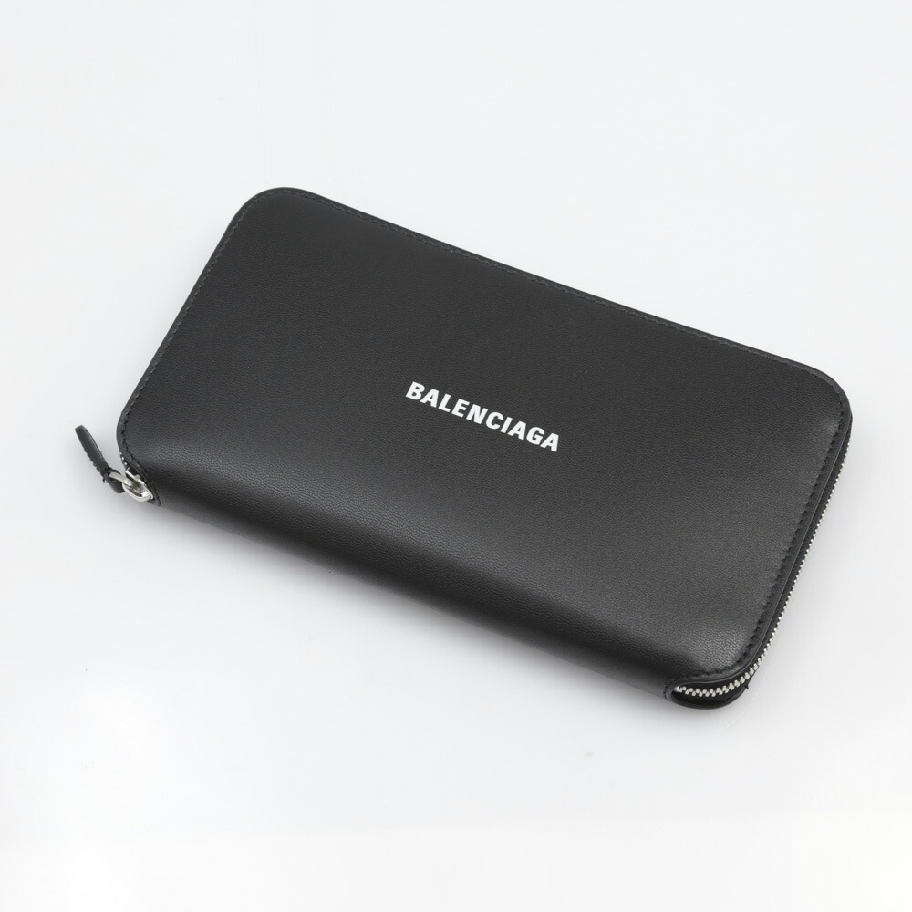 バレンシアガ 長財布 Balenciaga Balenciaga レディース財布 i313 House i313 ギフトラッピング無料 Fit Cashロゴフラットカーフラウンド長 7月9日時 12日10時限定 クーポン配布中