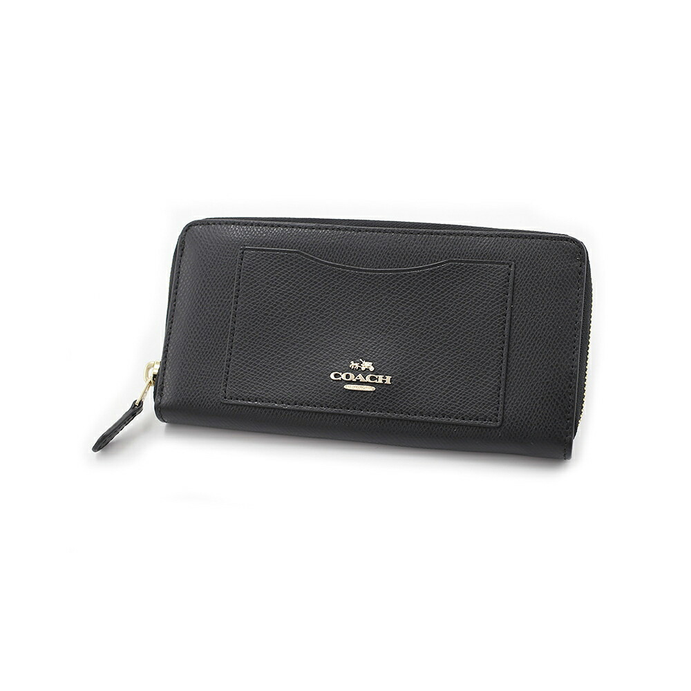 3月5日限定 ポイント5倍 コーチ Coach ラウンド長財布 Coach クロスグレインラウンド長シキリ無 F 財布 ケース F ギフトラッピング無料 Fit House