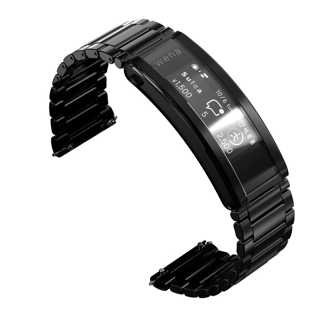 ウェナスリー Wena 3 スマートウォッチ Metal Bk Wnw B21a B ギフトラッピング無料 Voli Me