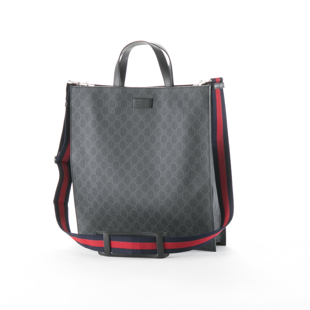 グッチ GUCCI GG BLACK 縦長トートバッグ 495559 K5IAN  填まる棲み家