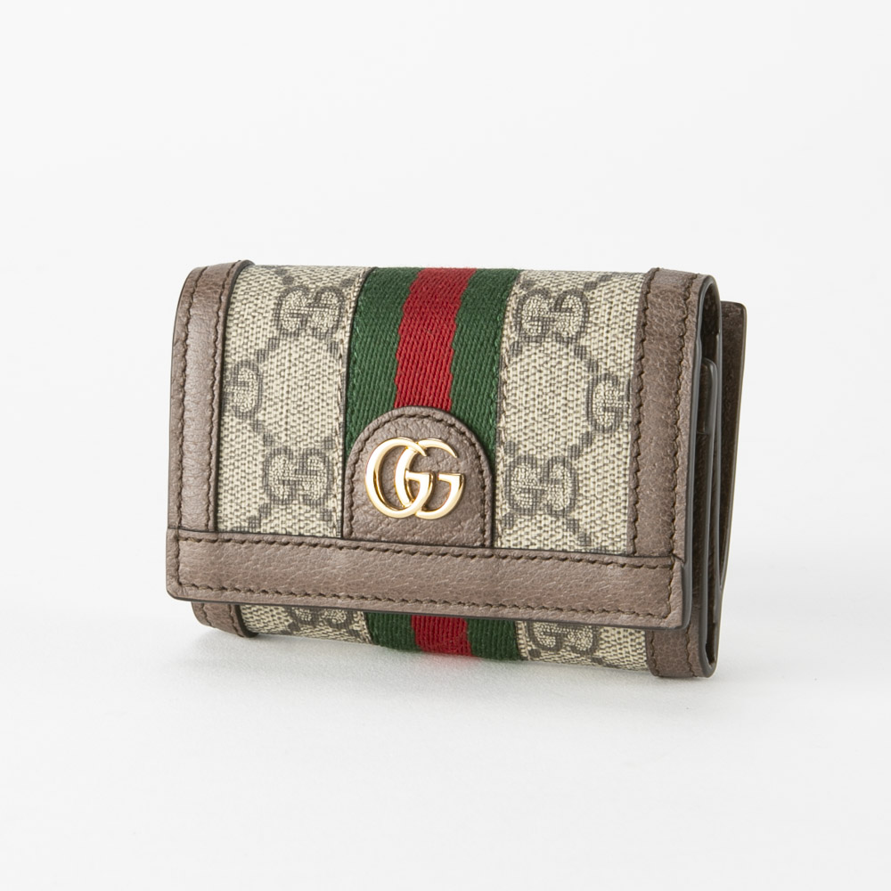 楽天市場】グッチ GUCCI 三つ折り財布 GGスプリーム OPHIDIA 523174 