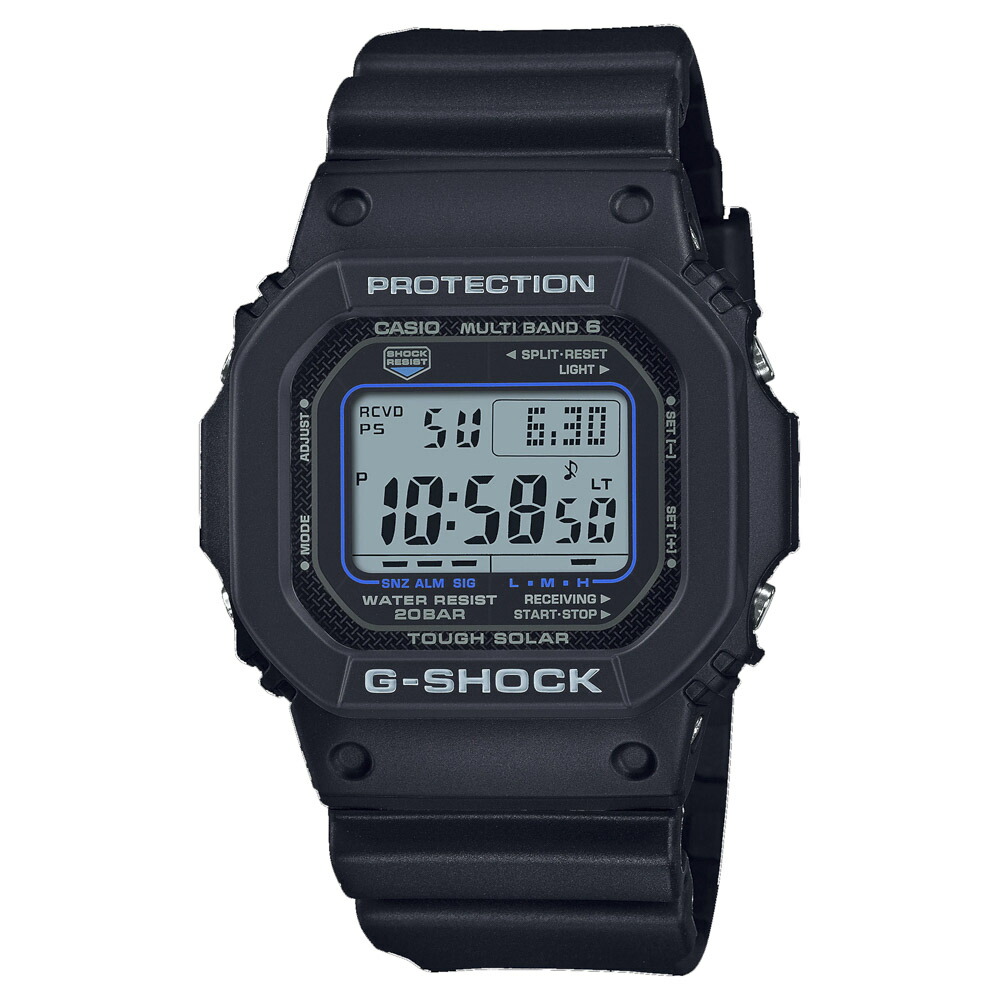 カシオ CASIO ジーショック G-SHOCK 腕時計 M5610デジタル電波ソーラーMウォッチ GW-M5610U-1CJF  フィットハウス