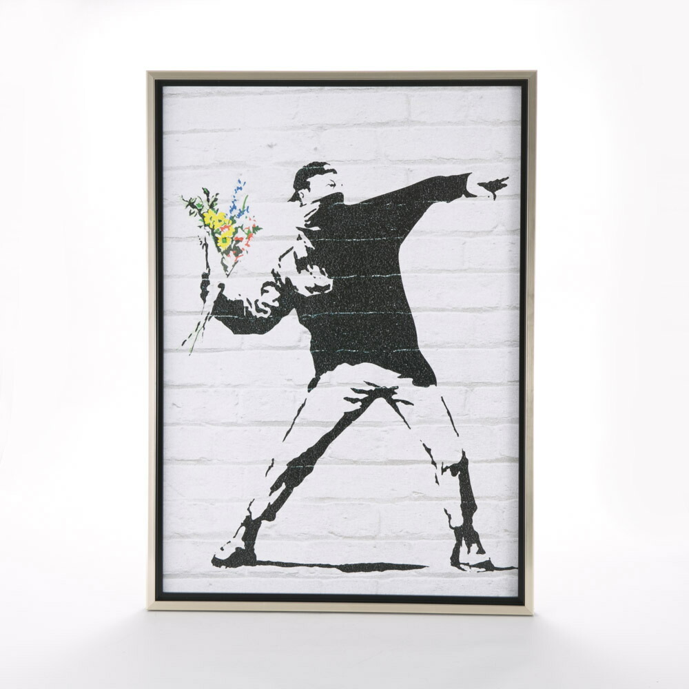 バンクシー Banksy アートフレーム BK-10008 ギフトラッピング無料