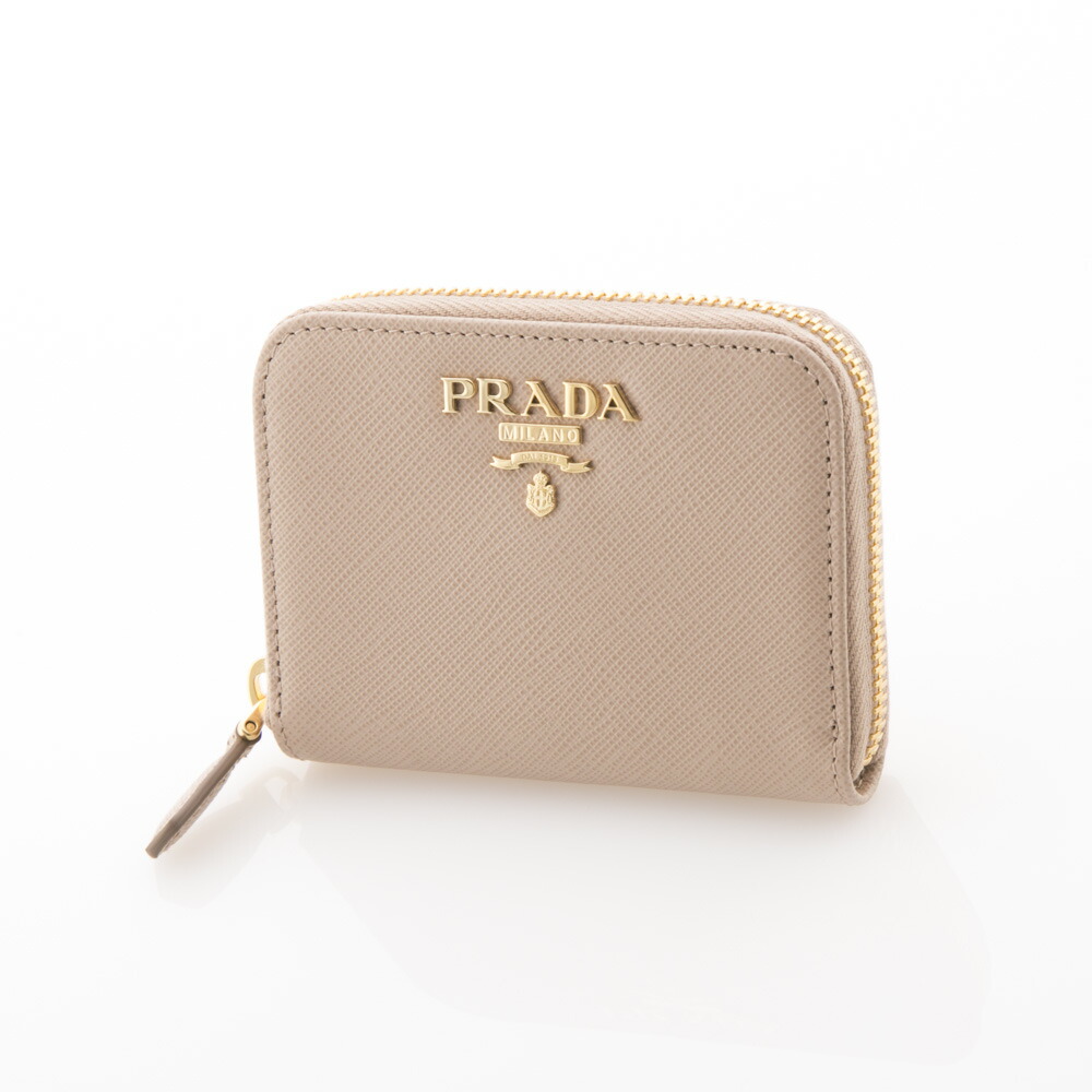 プラダ コインケース　ヴィッテロムーブ　小銭入れ　ラウンドファスナー　ベージュ 楽天市場】PRADA プラダ 小銭入れラウンドファスナーコイン