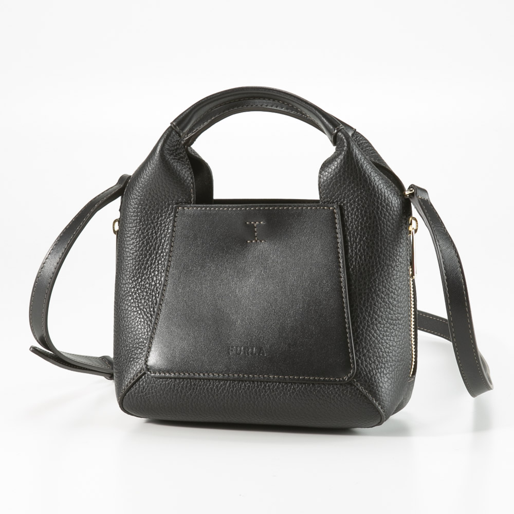 フルラ FURLA ハンド・トートバッグ GILDA MINI TOTE/NERO+MARMO c WB00583-BX0181　　フィットハウス｜FIT HOUSE
