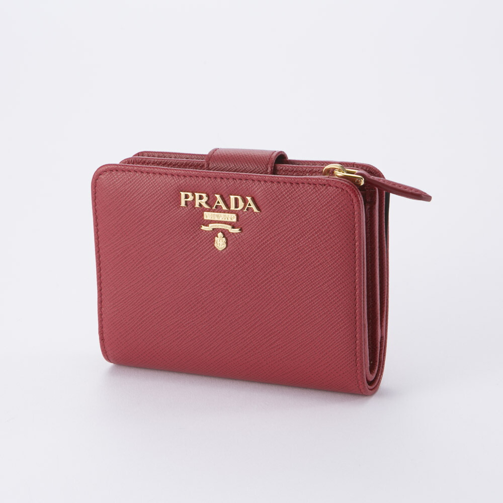 【WEB限定価格】プラダ PRADA 折財布 SAF.MET 小銭入付/FUOCO 1ML018-QWA　　フィットハウス