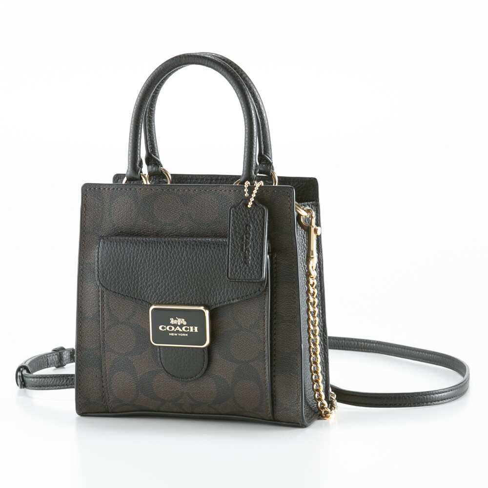 コーチ　トートバッグ　ブリーフケース　ダブルハンドル　ハドソン　シグネチャー　黒 COACH コーチ バッグ メンズ トートバッグ ショルダーバッグ 2WAY