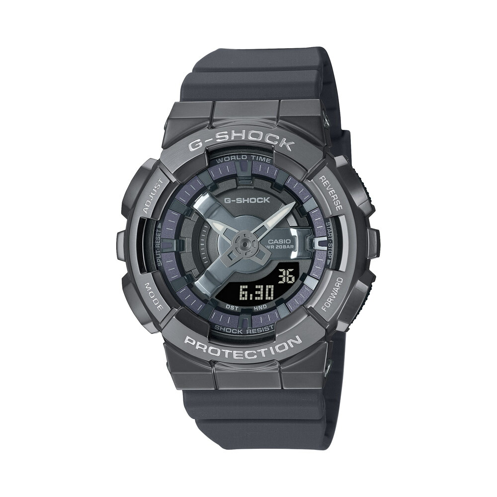 【お買い物マラソン期間中ポイント10倍】カシオ CASIO ジーショック G-SHOCK 腕時計 Metal Covered GM-110 アナデジMウォッチ GM-S110B-8AJF　　フィットハウス｜FIT HOUSE