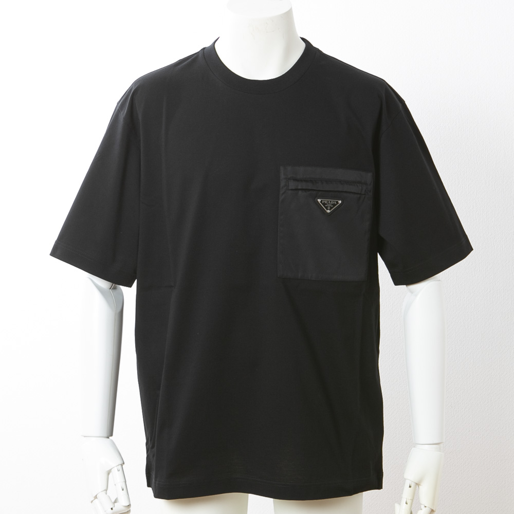 楽天市場】プラダ PRADA メンズトップス INTERLOCK胸▽ロゴTシャツ 