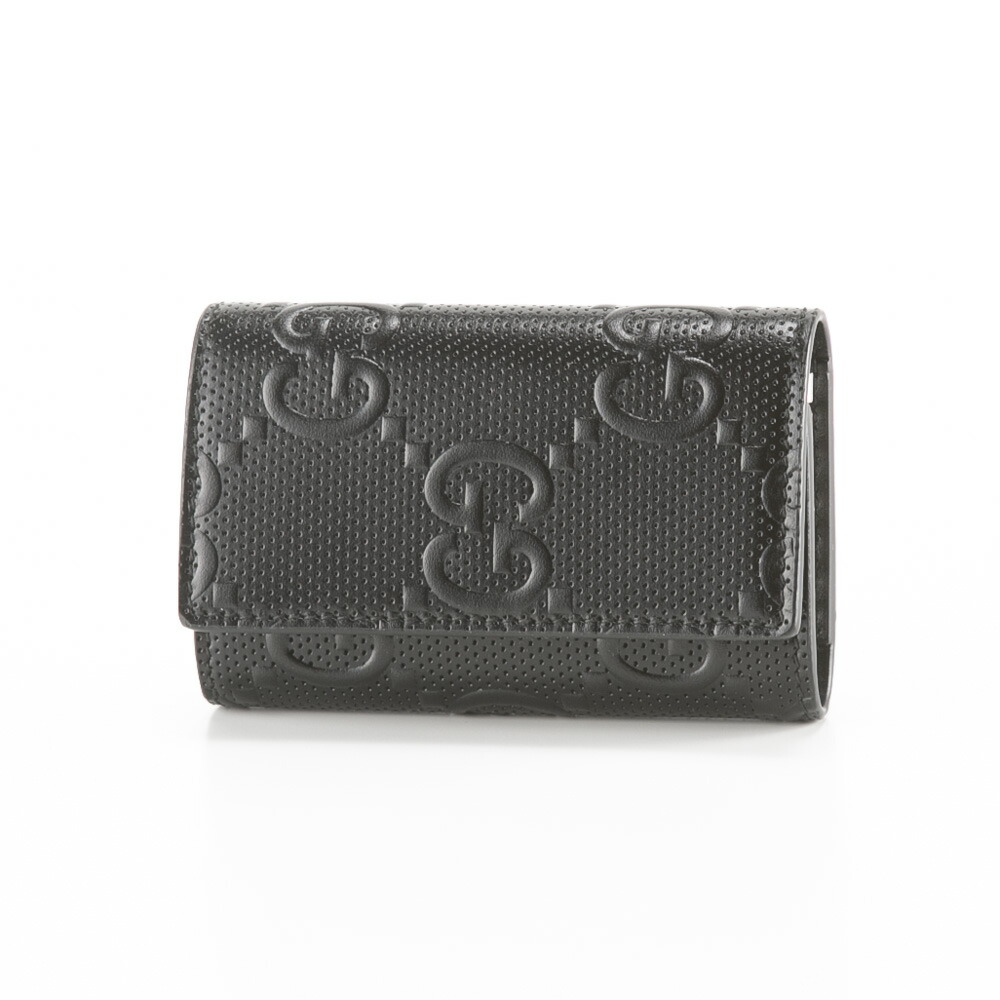 美品 GUCCI グッチ キーケース GGマーモント グレー GUCCI グッチ キーケース GGマーモント レザー グレー