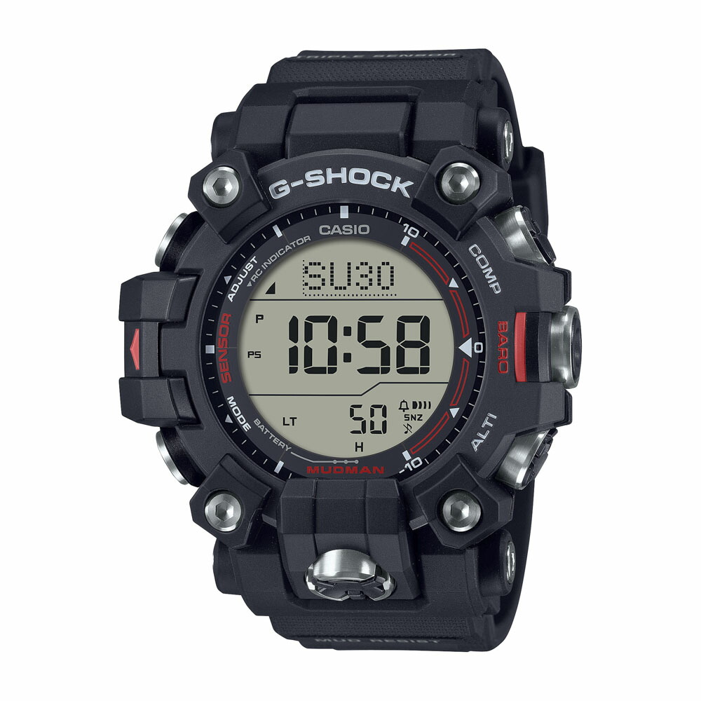 カシオ CASIO ジーショック G-SHOCK 腕時計 MUDMAN トリプルセンサー 電波ソーラーMウォッチ GW-9500-1JF　　フィットハウス
