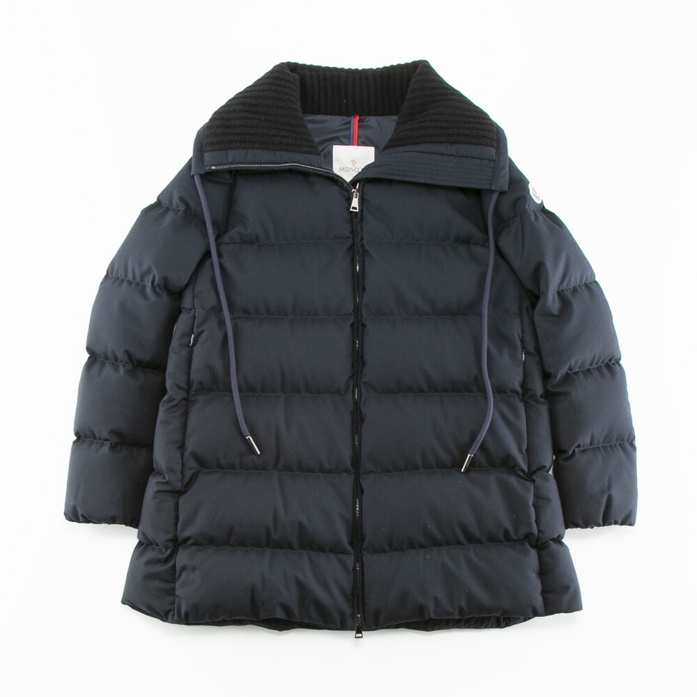 モンクレール　MONCLER  BRUNEC フリルダウン　サイズ0 ブラック MONCLER 国内正規/ モンクレール BRUNEC 裾フリル ダウン