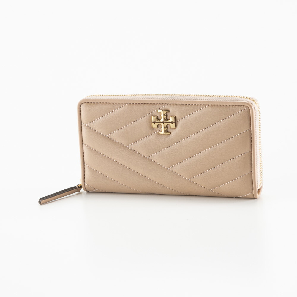 トリーバーチ TORY BURCH 長紙入れ KIRA CHEVRON QUILT レザ－ ラウンド 90348  相応う住み家