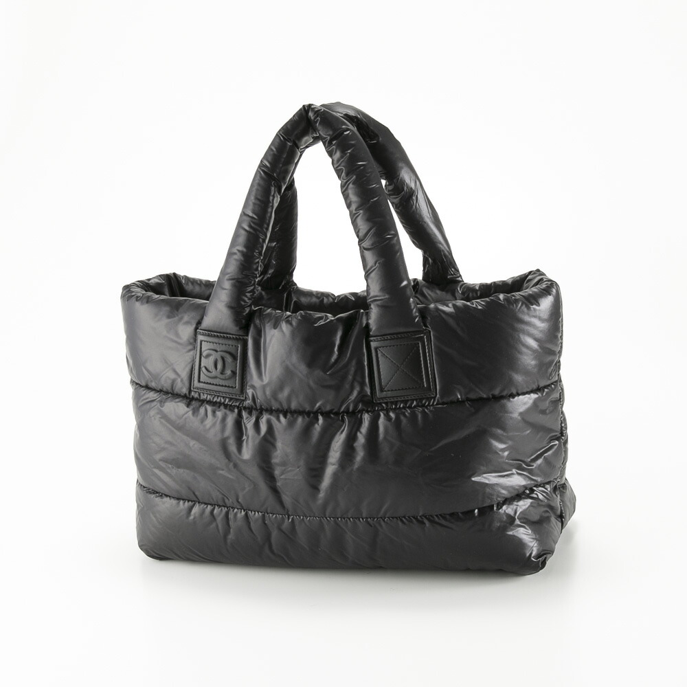 【お買い物マラソン期間中ポイント10倍】【ヴィンテージ・中古】シャネル CHANEL ハンド・トートバッグ コココクーン ナイロン トートバッグ LG A47107 フィットハウス|FIT HOUSE