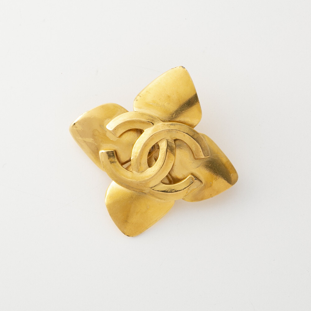 楽天市場】質屋 ブローチ CHANEL シャネル ココマーク 95A ホワイト