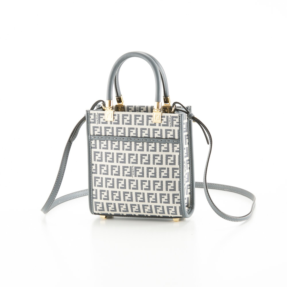 【5のつく日限定★10%クーポン★】フェンディ FENDI ショルダーバッグ SUNSHINE ジャカードファブリック MINI ショッパー 8BS092-ARBN フィットハウス|FIT HOUSE