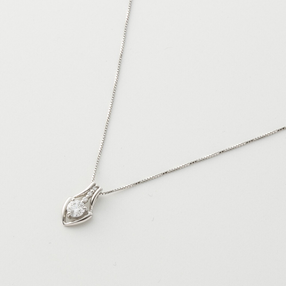 ジュエリー JEWELRY PT900 Ｄカラー 0.2UP ネックレス TR00802BK/PT　　フィットハウス 52,800円