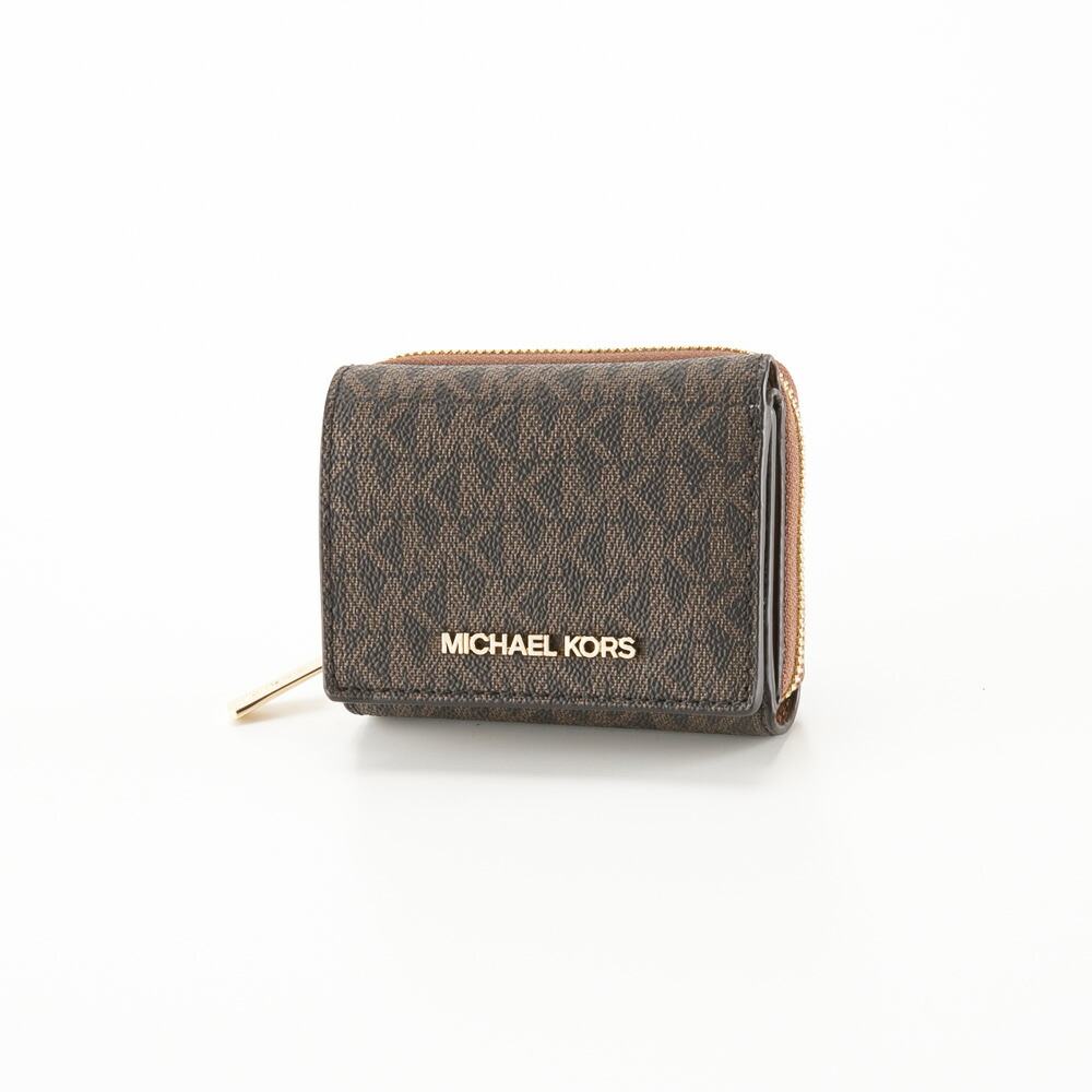 マイケルコース MICHAEL KORS 折財布 JET SET TRAVEL SIG 三折 コンパクト ラウンドF 小銭入付 35H9GTVZ5B　 　フィットハウス｜FIT HOUSE