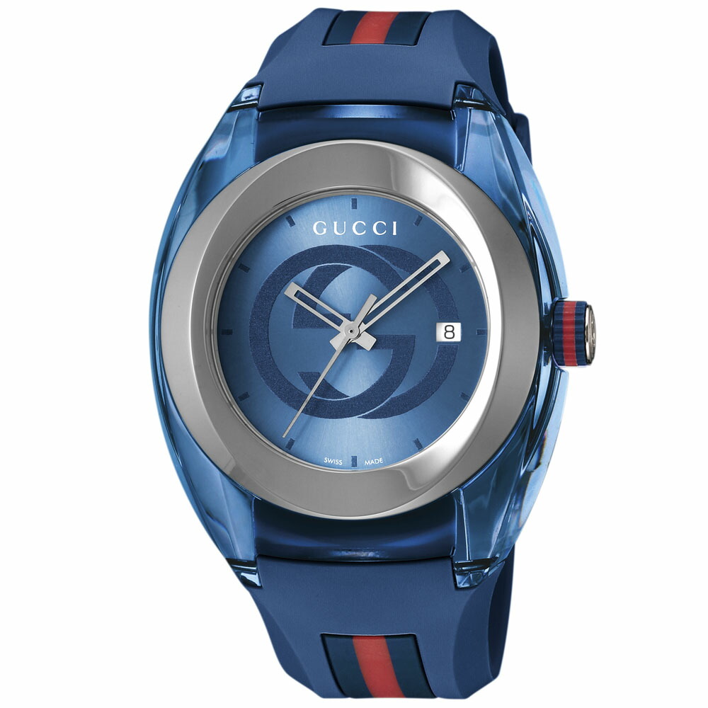 楽天市場】グッチ GUCCI 腕時計 SYNC ラバーベルトメンズ