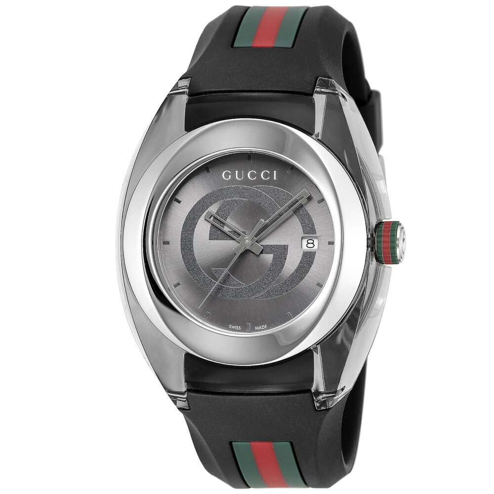 グッチ GUCCI 腕時計 ラバーベルトメンズウォッチ YA137116　　フィットハウス