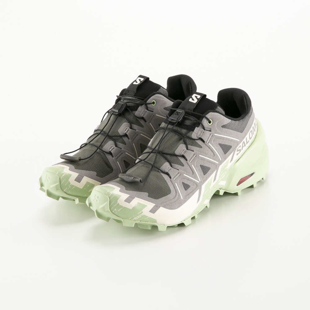 サロモン SALOMON レディーススニーカー SPEEDCROSS 6 W (Castlerock/Vanilla Ice/Smoke Green) L47582000   填まる棲み家