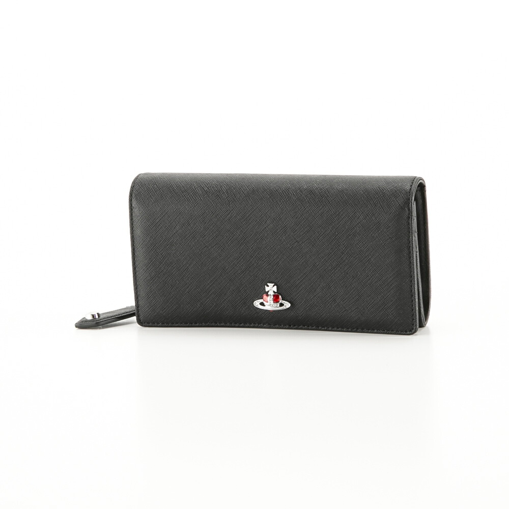 ヴィヴィアンウエストウッド Vivienne Westwood DIAMANTE SERIES 長紙入れ ラウンドF御釣り入付/BLACK+RED DIAM ORB 51060025-L0040  相応う住み家