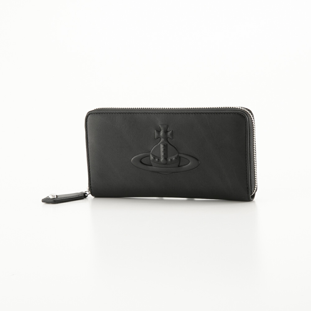ヴィヴィアンウエストウッド Vivienne Westwood 長紙入れ SMOOTH LEATHER INJECTED ORB 51050023U-L001S  相応う住み家
