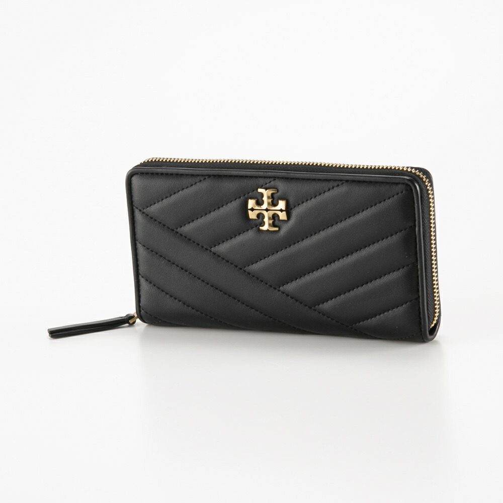 トリーバーチ TORY BURCH KIRA CHEVRON QUILT レザ－ラウンド長紙入れ 90348  相応う住み家