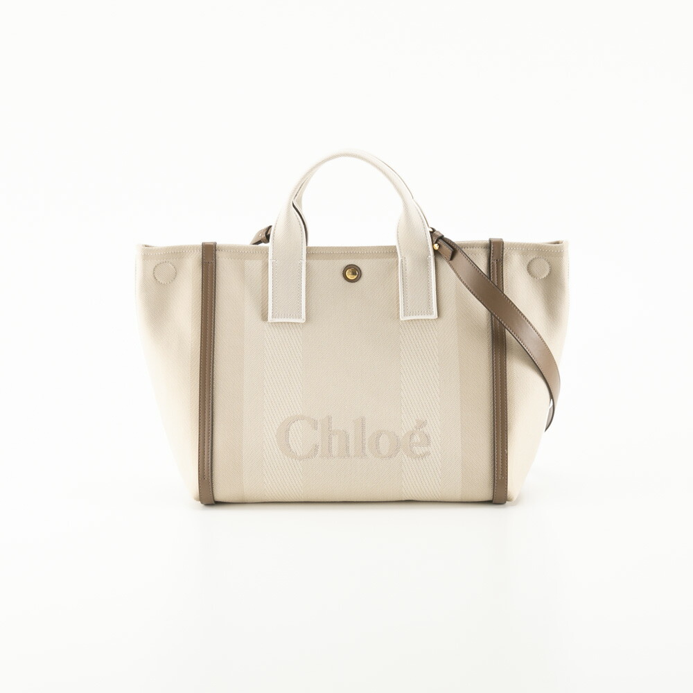 【お買い物マラソン期間中ポイント10倍】クロエ chloe CARRY キャンバストートバッグ 25SS910 O65 フィットハウス|FIT HOUSE