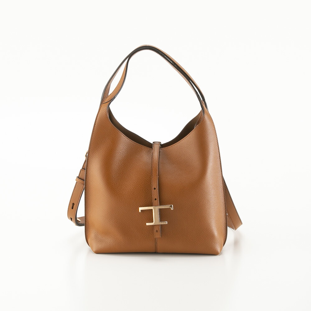 トッズ TOD'S ハンド・トートバッグ スモール Tタイムレス メタルペンダント レザーバッグ XBWTSEA0200-XSO　　フィットハウス｜FIT HOUSE