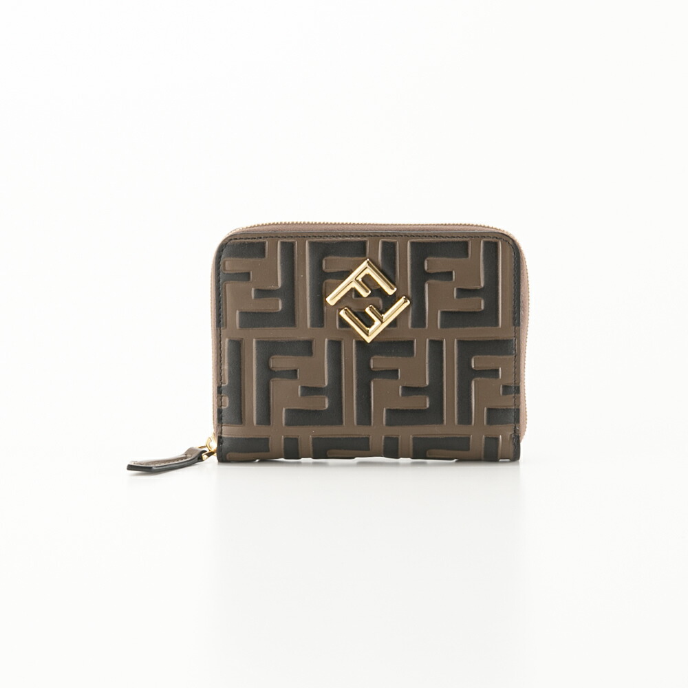 フェンディ FENDI FFダイヤモンド エンボスプリント 折り財布 8M0508-ADYMF フィットハウス