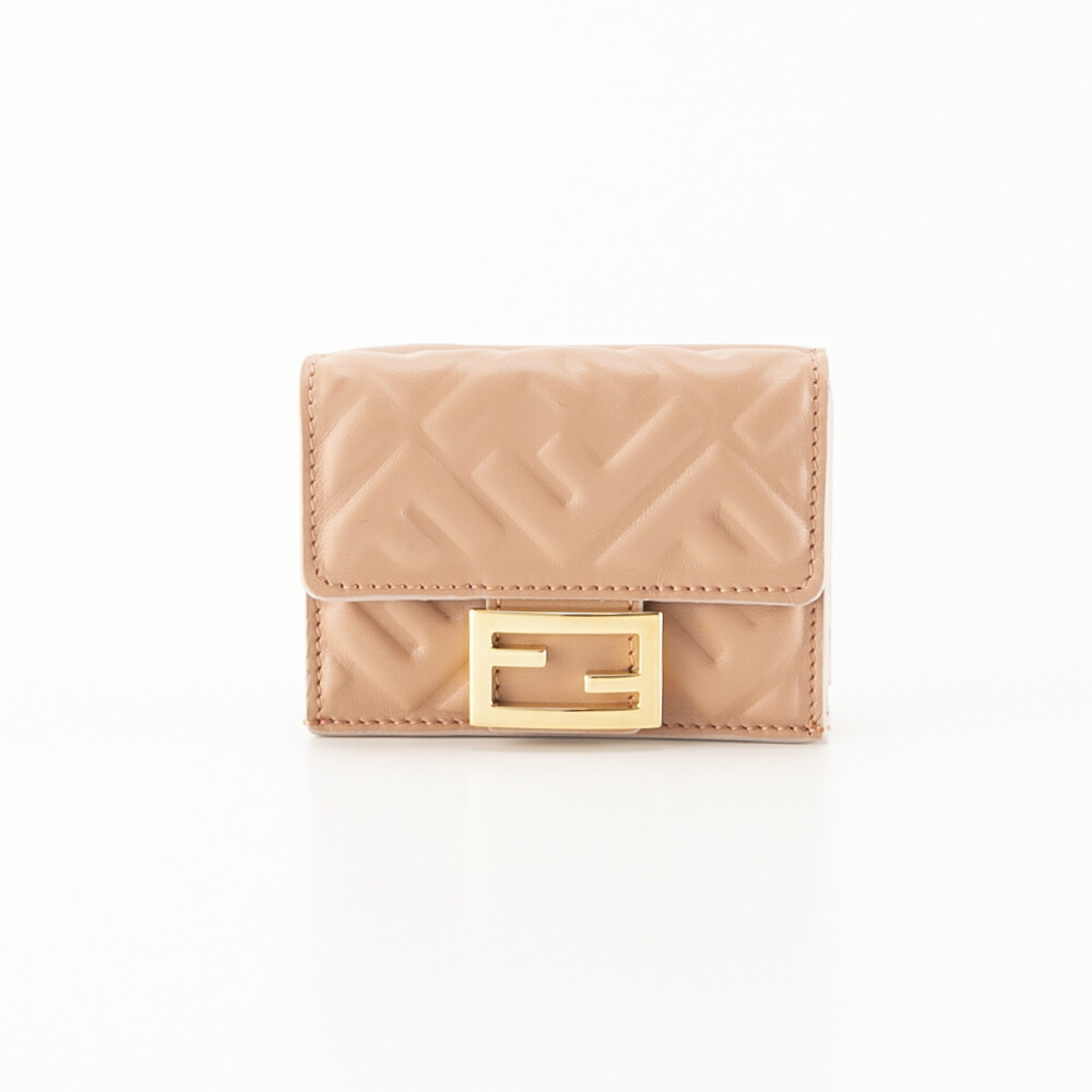 【お買い物マラソン期間中ポイント10倍】フェンディ FENDI F IS ロゴエンボス 折り財布 TINY 8M0395-AAJD　　フィットハウス｜FIT HOUSE