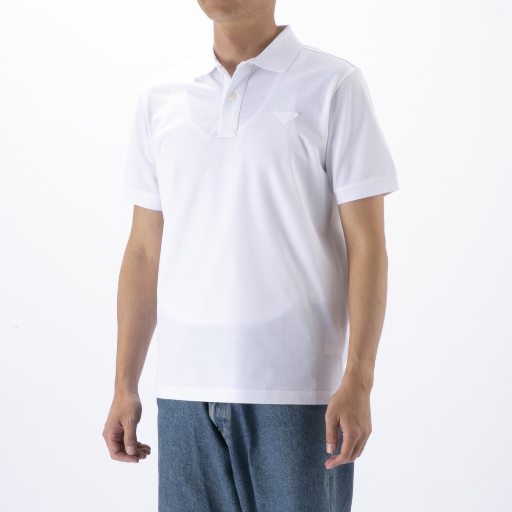 プラダ PRADA メンズトップス PIQUET ピケ 半袖ポロシャツ UJN444-XGS-F0009　　フィットハウス｜FIT HOUSE