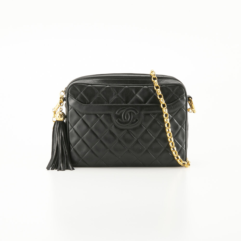 【お買い物マラソン期間中ポイント10倍】【ヴィンテージ・中古】シャネル CHANEL マトラッセ タッセル チェーンショルダーバッグ　 　フィットハウス｜FIT HOUSE