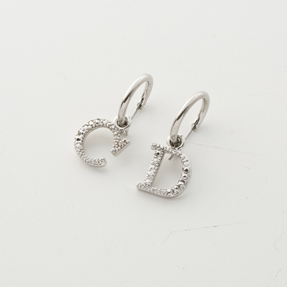 楽天市場】美品 ディオール Dior パール フープピアス ゴールド