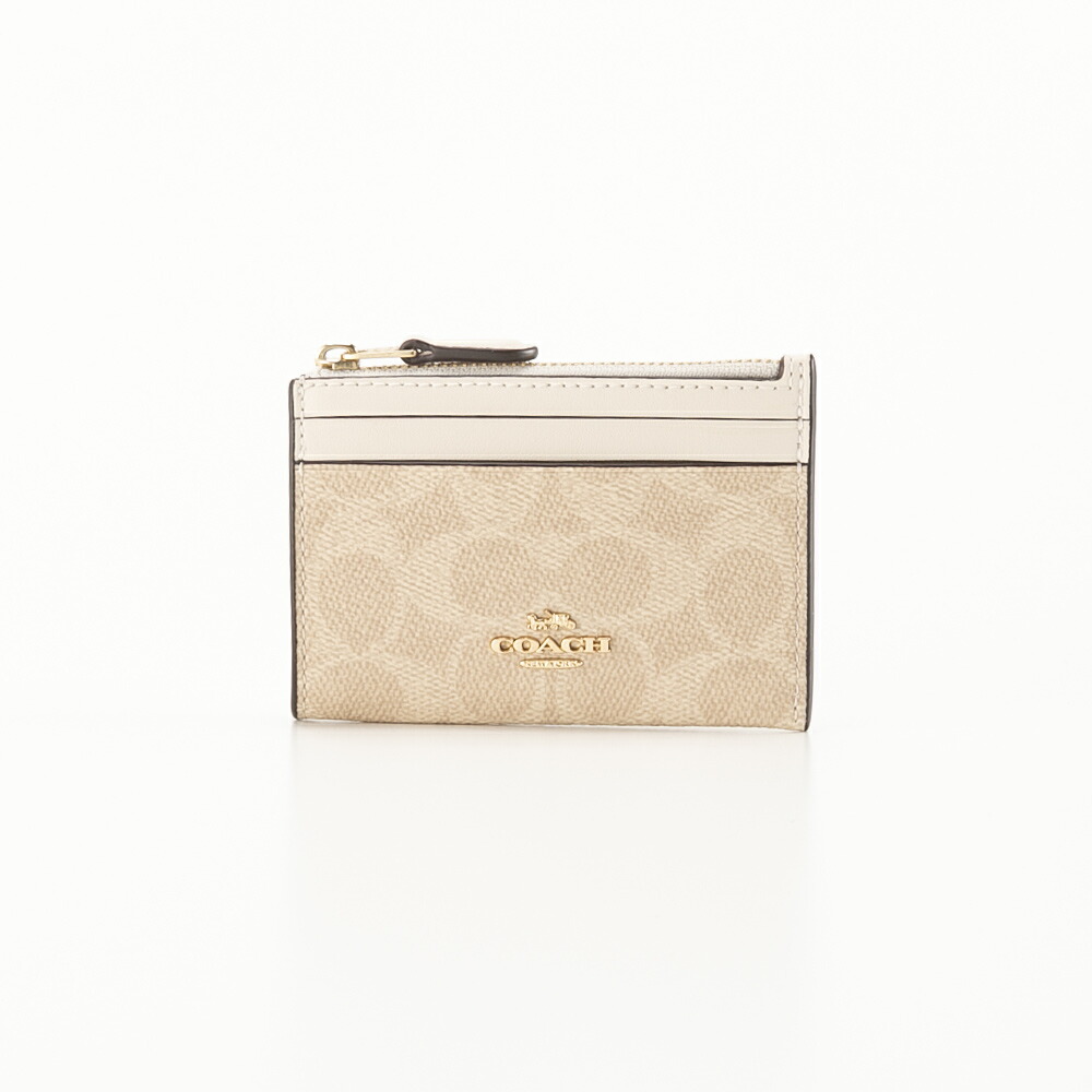 【お買い物マラソン期間中ポイント10倍】コーチ COACH シグネチャーミニIDスキニー小銭入れ カードケース CW870　 　フィットハウス